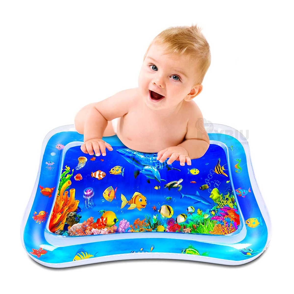 INFLABLE PARA JUGAR CON AGUA DE BEBE AZUL Y+REGALO AGENDITA - 4