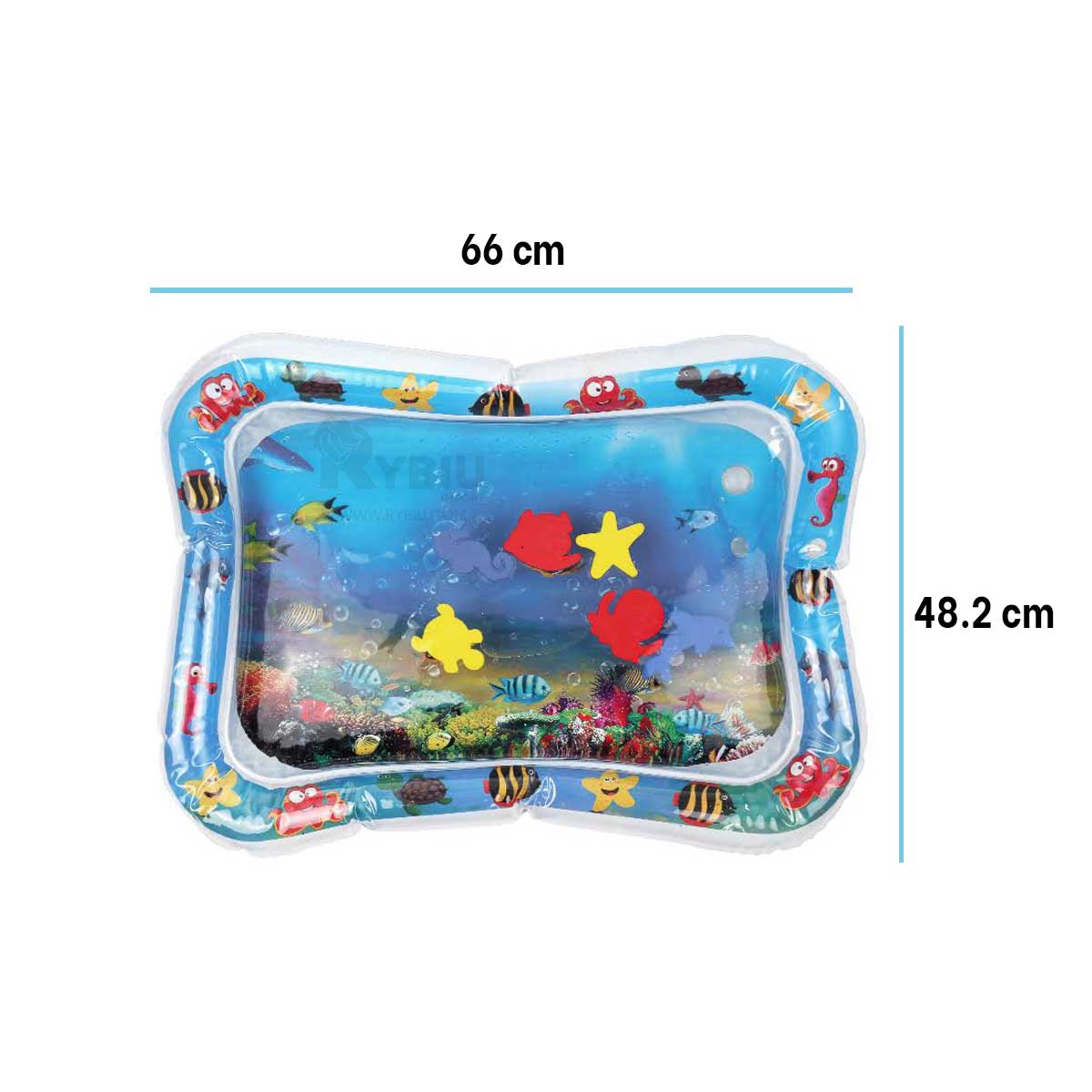 INFLABLE PARA JUGAR CON AGUA DE BEBE AZUL Y+REGALO AGENDITA - 5