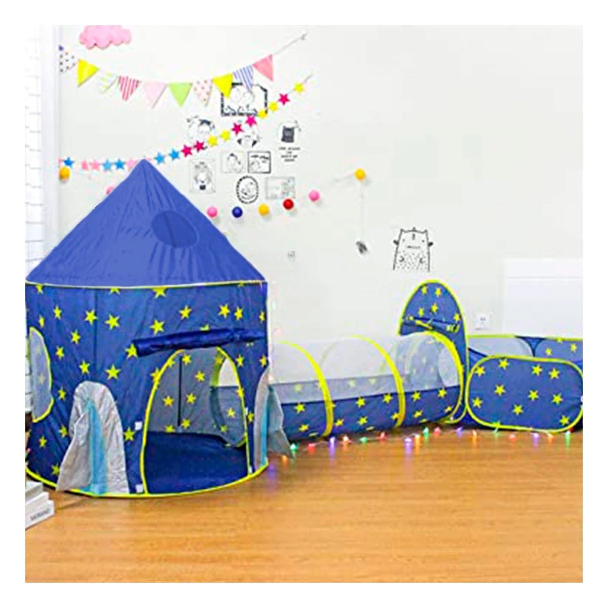 CARPA RYBIU MG-15214 JUEGO DE 3 PIEZAS INFANTIL EN COLOR AZUL - 2
