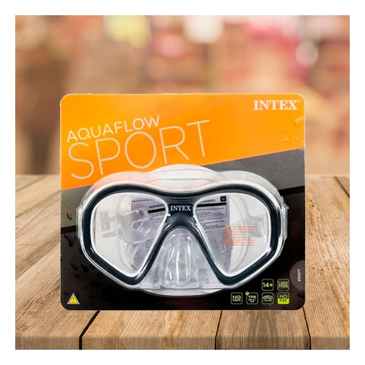 LENTES BUCEO RYBIU 55977 MENORES NEGRO + PAPEL REGALO - 3