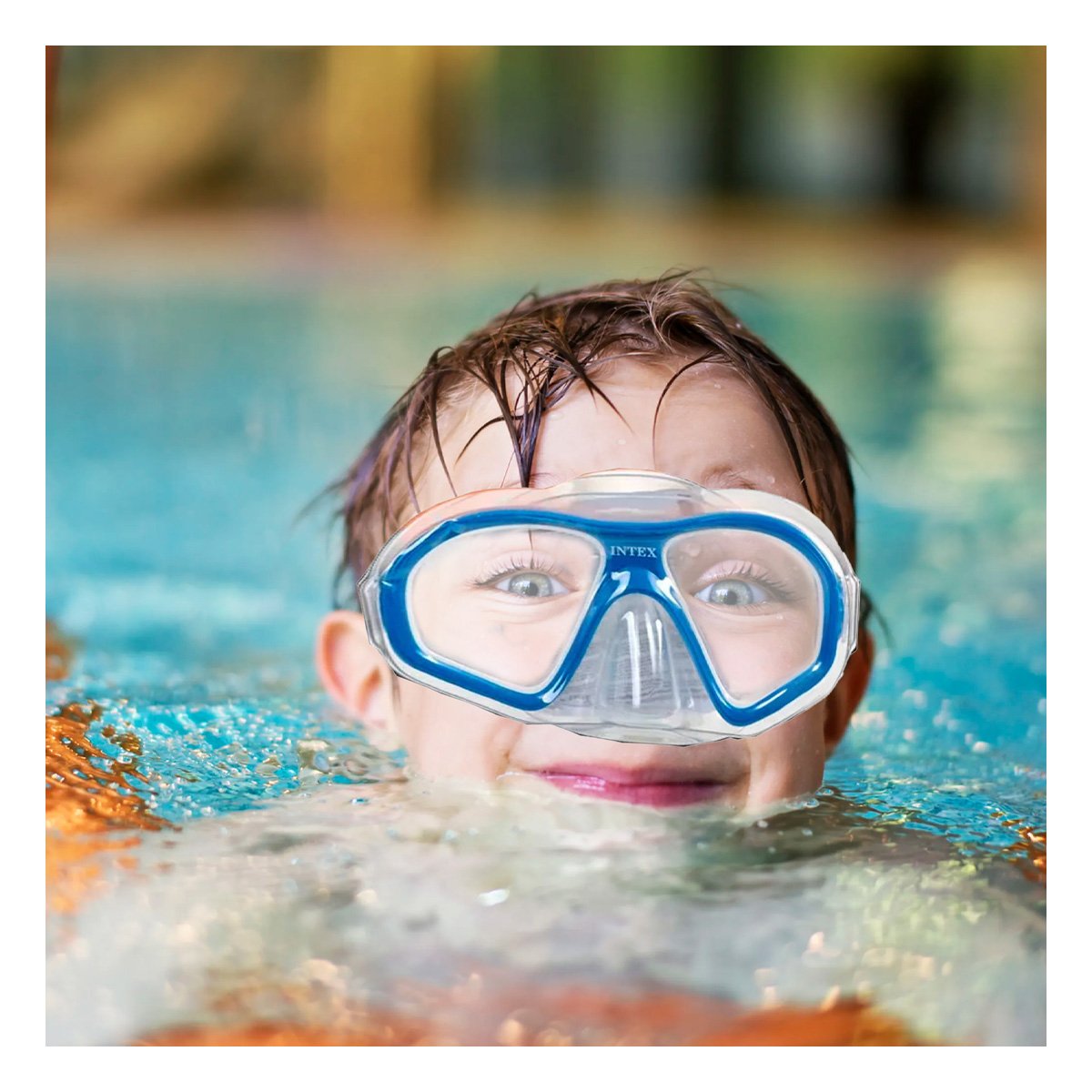 LENTES BUCEO RYBIU 55977 PROTECTORES INFANTIL AZUL + REGALO STICKERS - 2
