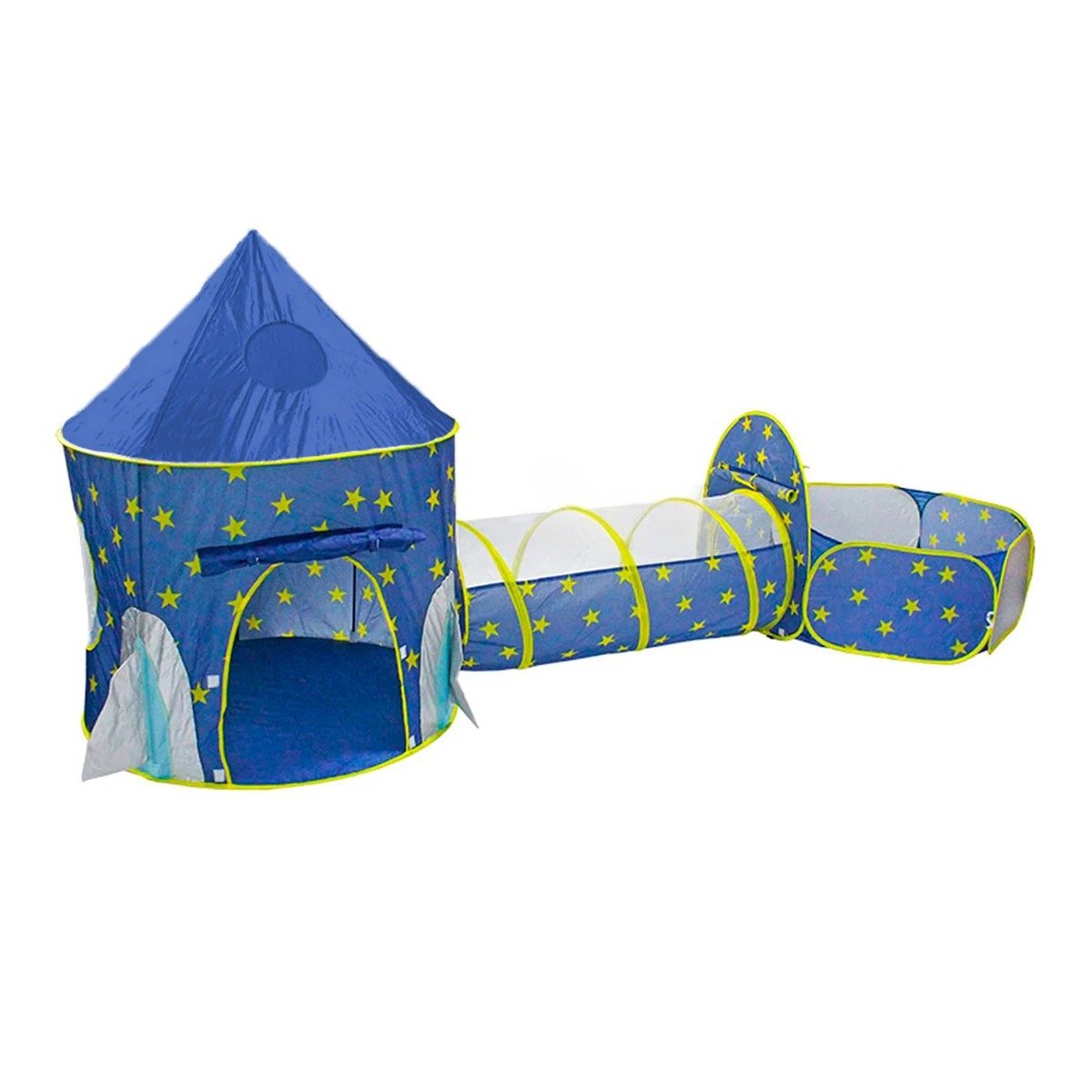 CARPA COMPACTA 3 PIEZAS CON ACCESORIOS Y BASE AZUL PARA ACTIVIDADES Y PATIO Y+REGALO STICKER - 3