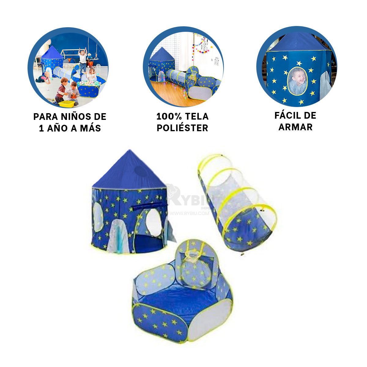 JUEGO INFANTIL PARA NIÑOS EN COLOR AZUL Y+REGALO AGENDITA - 2