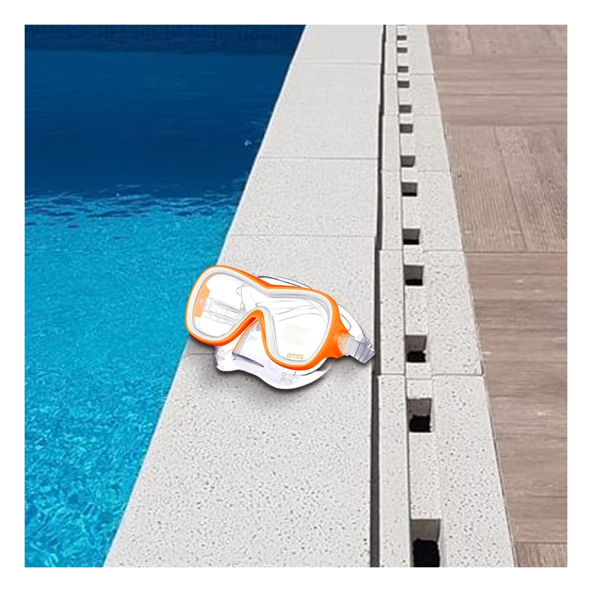 LENTES BUCEO RYBIU 55978 PRINCIPIANTES ANARANJADO - 1