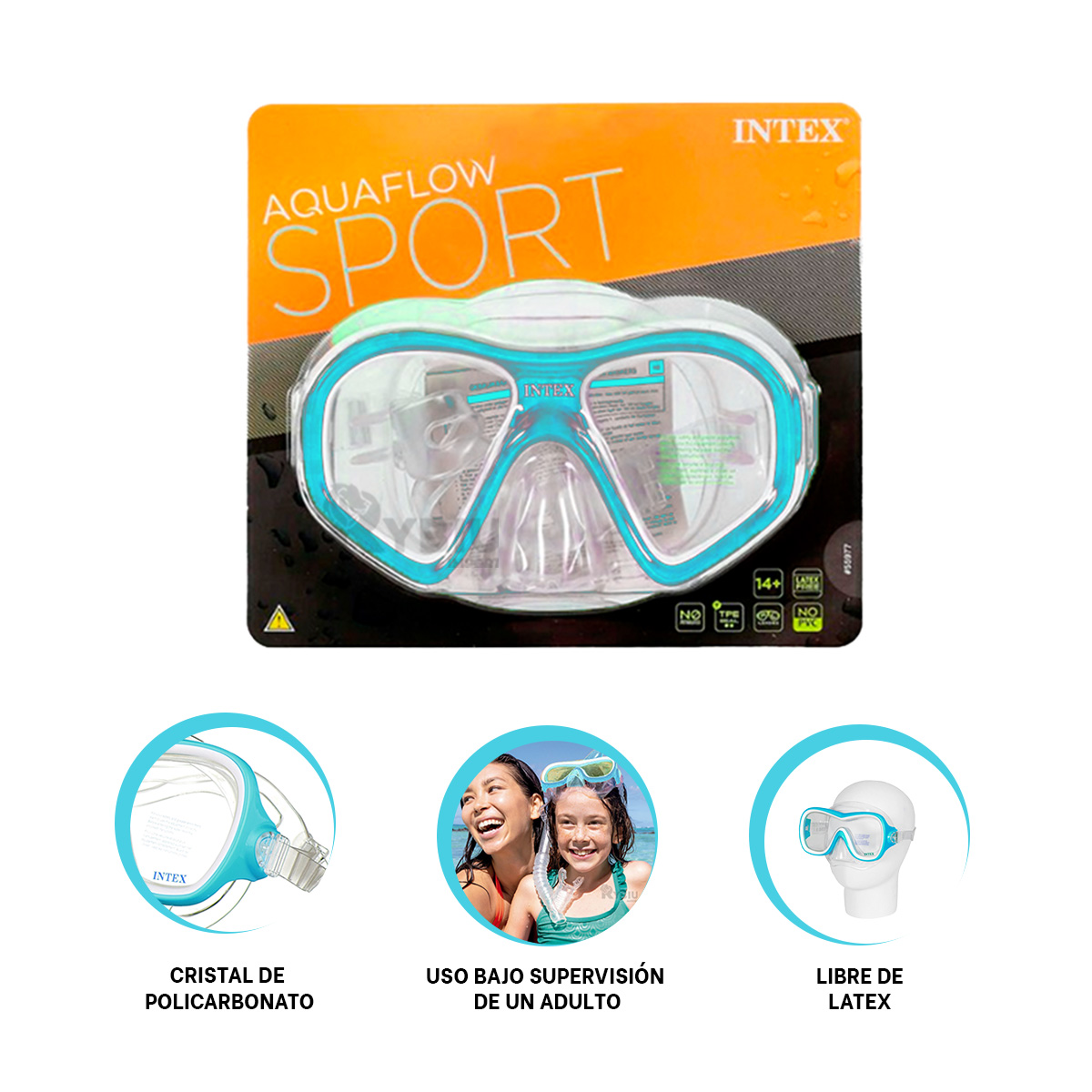 LENTES RYBIU 55978 CLASES NIÑOS CELESTE + REGALO AGENDITA - 2