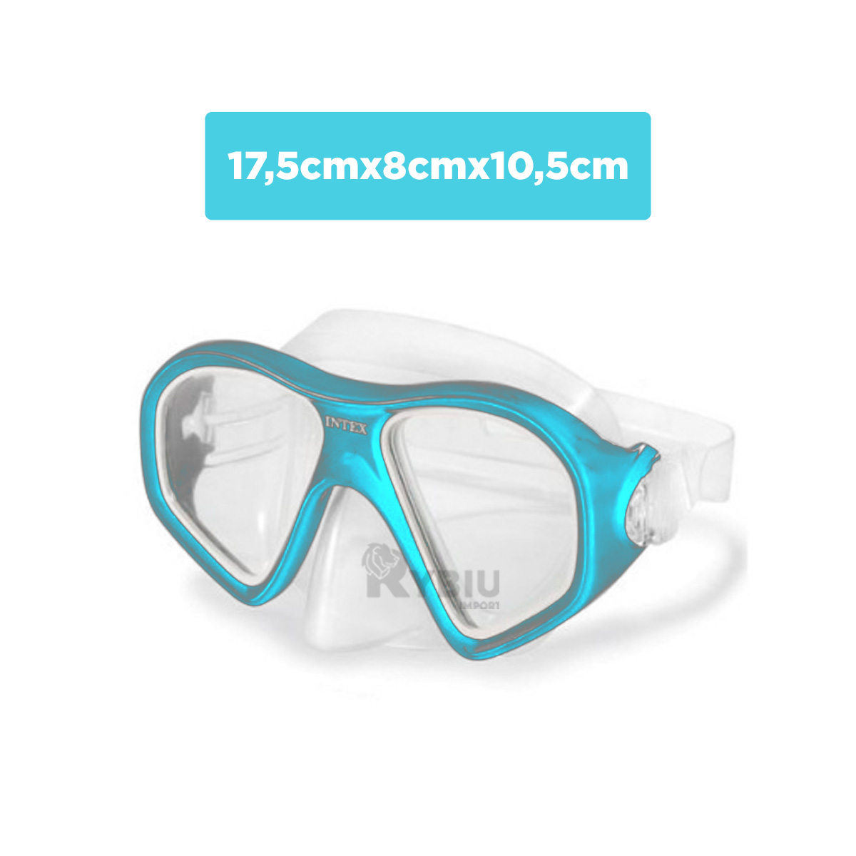 LENTES RYBIU 55978 CLASES NIÑOS CELESTE + REGALO AGENDITA - 5