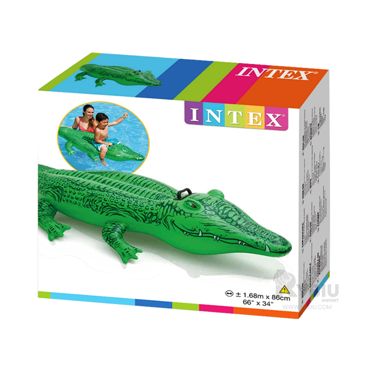 FLOTADOR RYBIU 58562NP VERDE COCODRILO + AGENDITA - 4