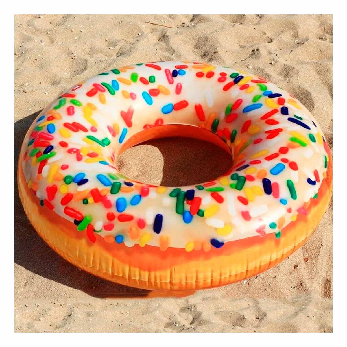 FLOTADOR INFLABLE DONAL SPRINT 114 CM COLORIDO PARA JUEGOS EN AGUA Y+PAPEL REGALO - 5
