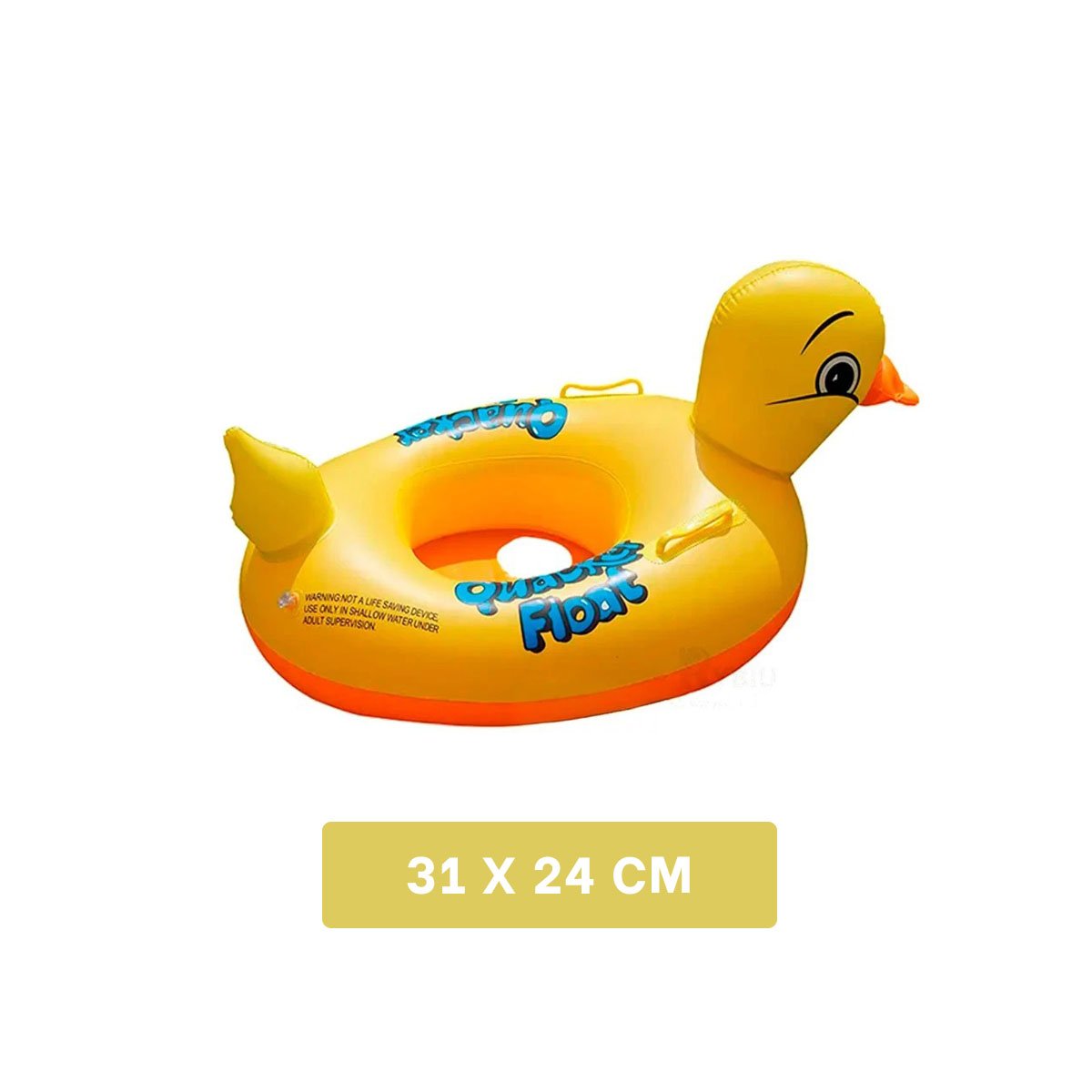 FLOTADOR ACUATICO PATO 31 X 24 CM PARA PISCINA INFANTIL Y+REGALO STICKER - 4
