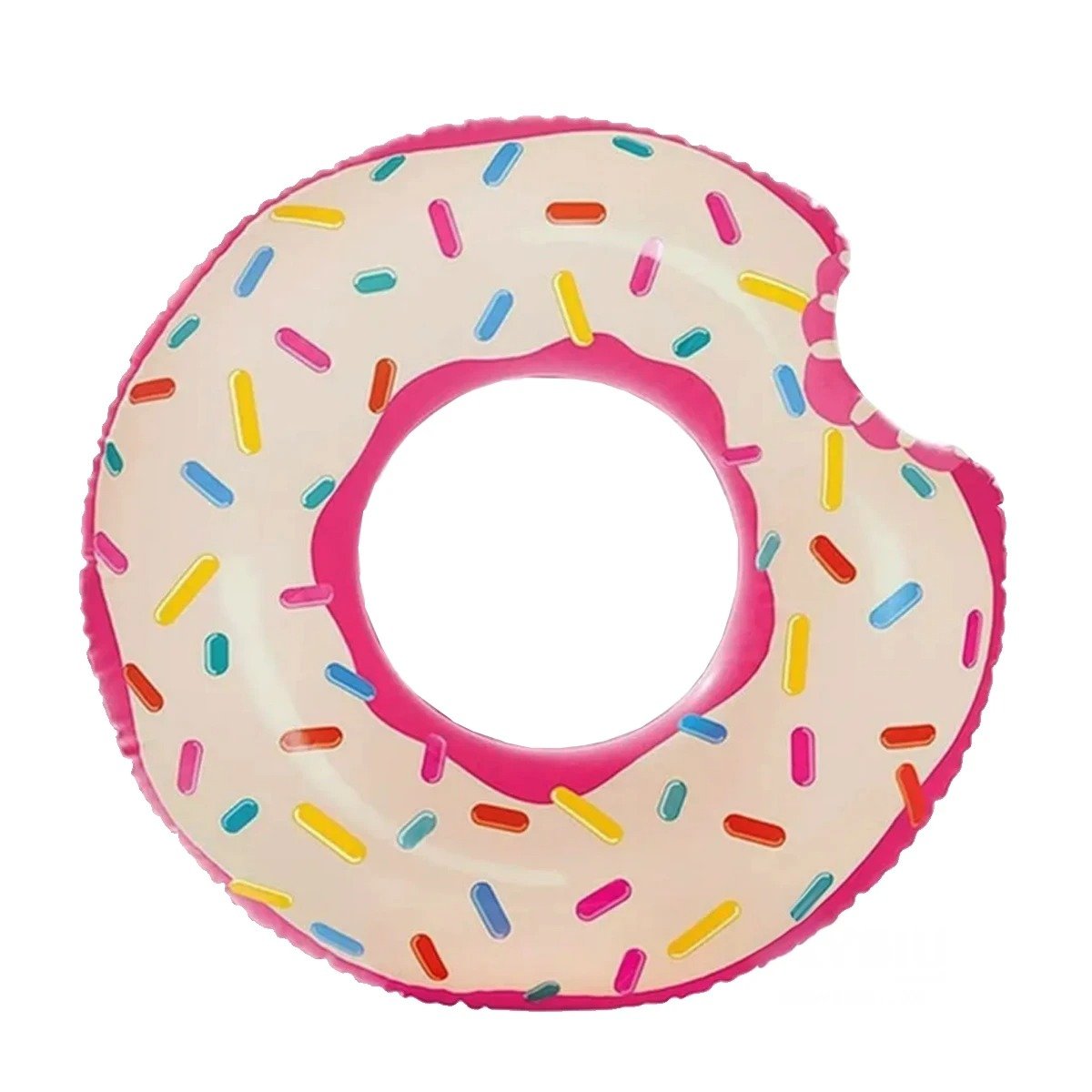 FLOTADOR INFLABLE DONAL PINK 107 CM COLORIDO PARA JUEGOS EN AGUA Y+PAPEL REGALO - 1