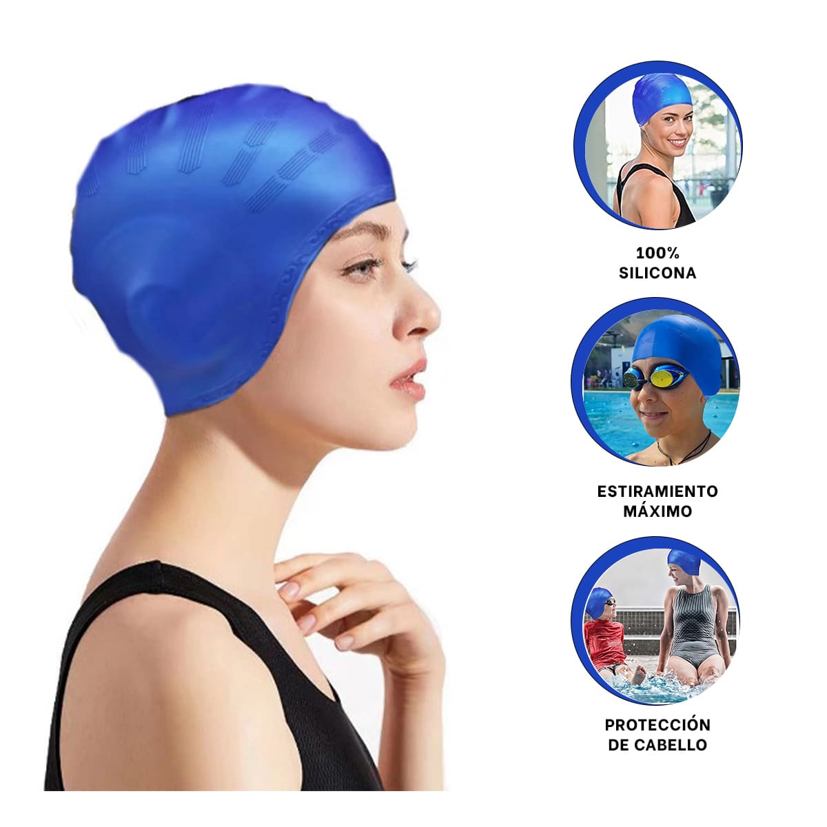 GORRO RYBIU MG-ED06 AZUL BONITO FEMENINO DISEÑO + REGALO AGENDITA - 2