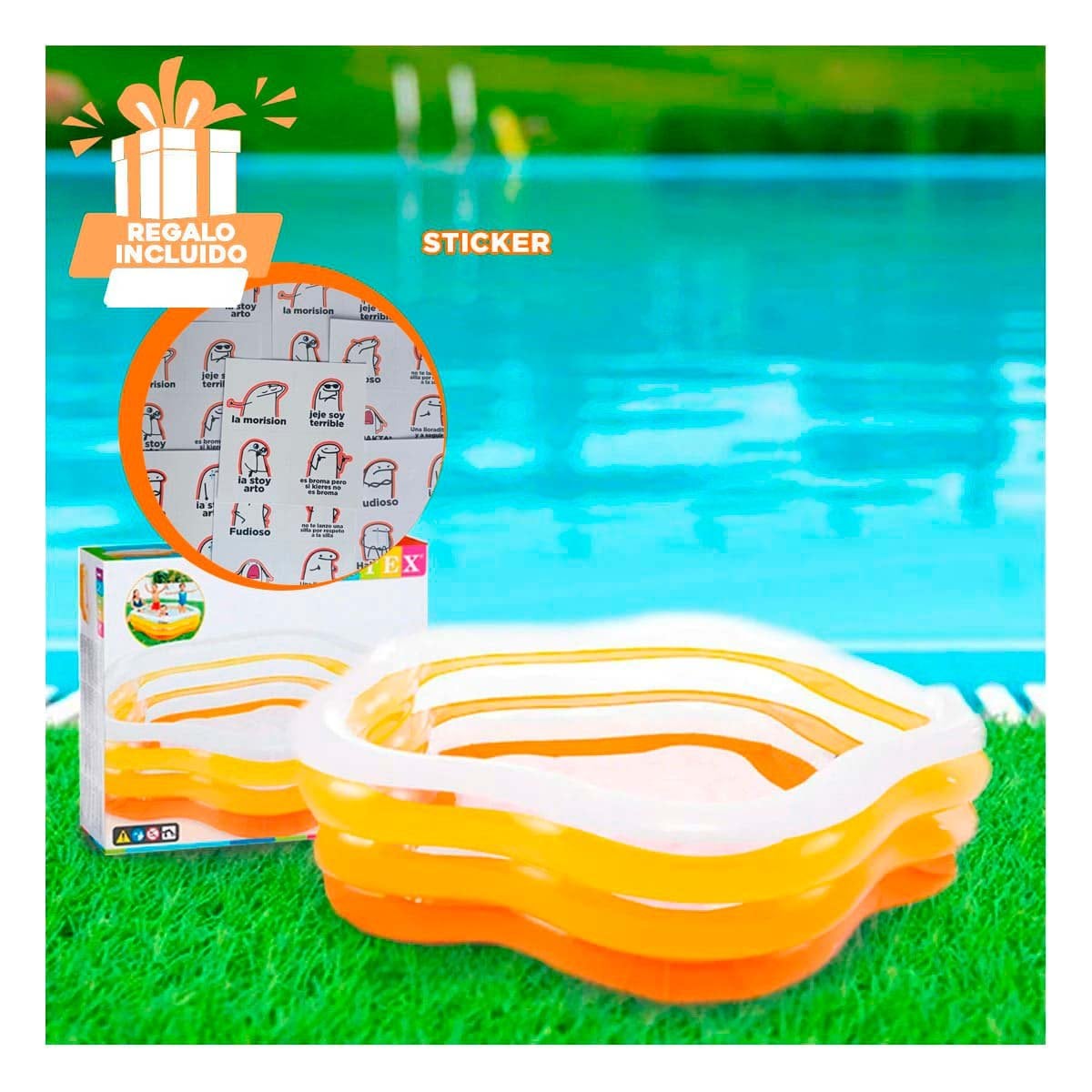 REFRESCANTE HEXAGONAL PARA HOGAR Y EXTERIOR CON ESPACIO AMPLIO Y COMODIDAD Y+REGALO STICKER - 1