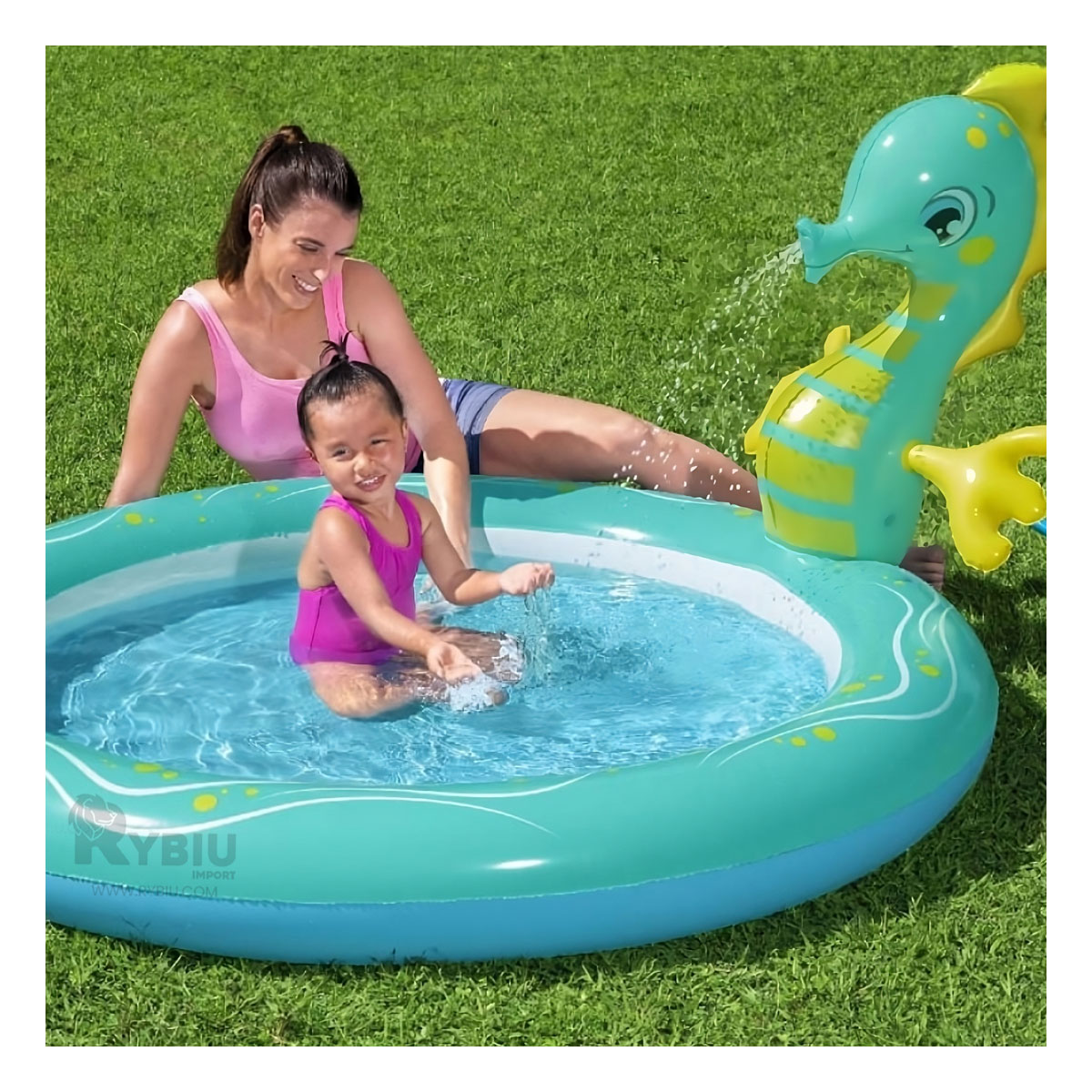PISCINA PRACTICA PARA NIÑOS DE VERDE AGUA Y+REGALO AGENDITA - 1