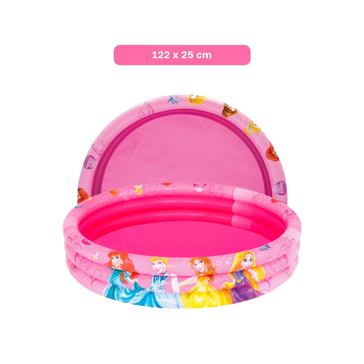 TINA PRINCESA INFLABLE PARA CASA Y PATIO CON AGUA Y DIVERSION Y+REGALO STICKER - 4