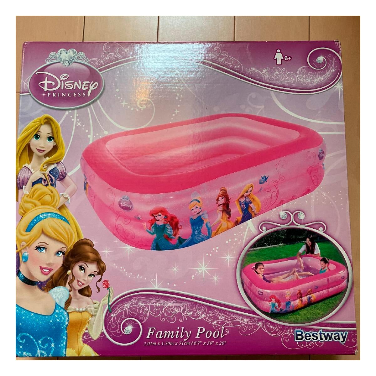 PISCINA INFLABLE PRINCESA PARA JARDIN HOGAR Y MOMENTOS DE DIVERSION FAMILIAR - 2