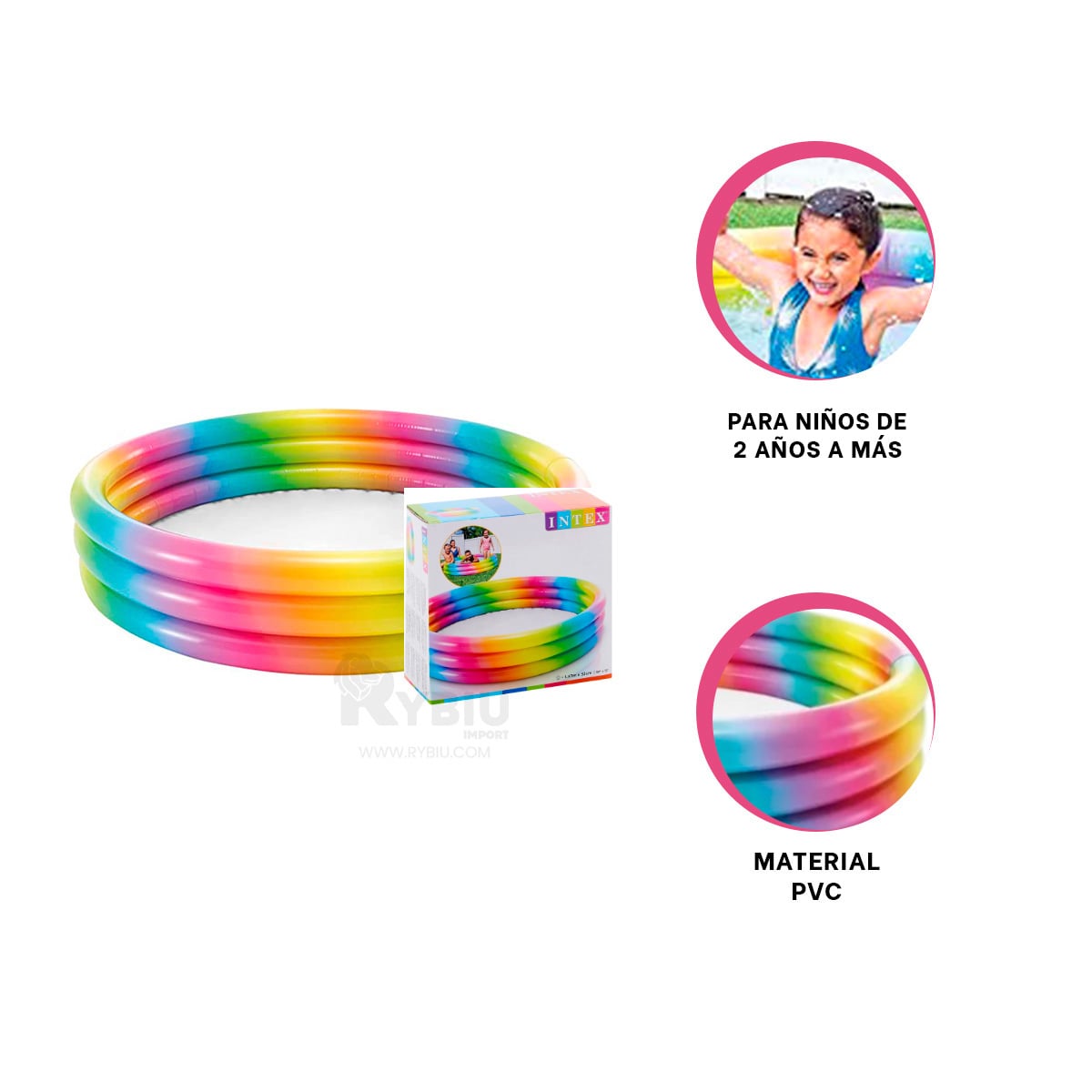 PISCINA DE FACIL USO Y ATRACTIVO DE NIÑO Y+REGALO AGENDITA - 2