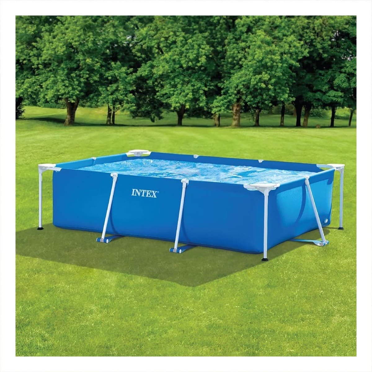 ALBERCA RECTANGULAR PARANTE AMPLIA 300X200X75CM PARA CASA EXTERIOR Y+PAPEL REGALO - 2