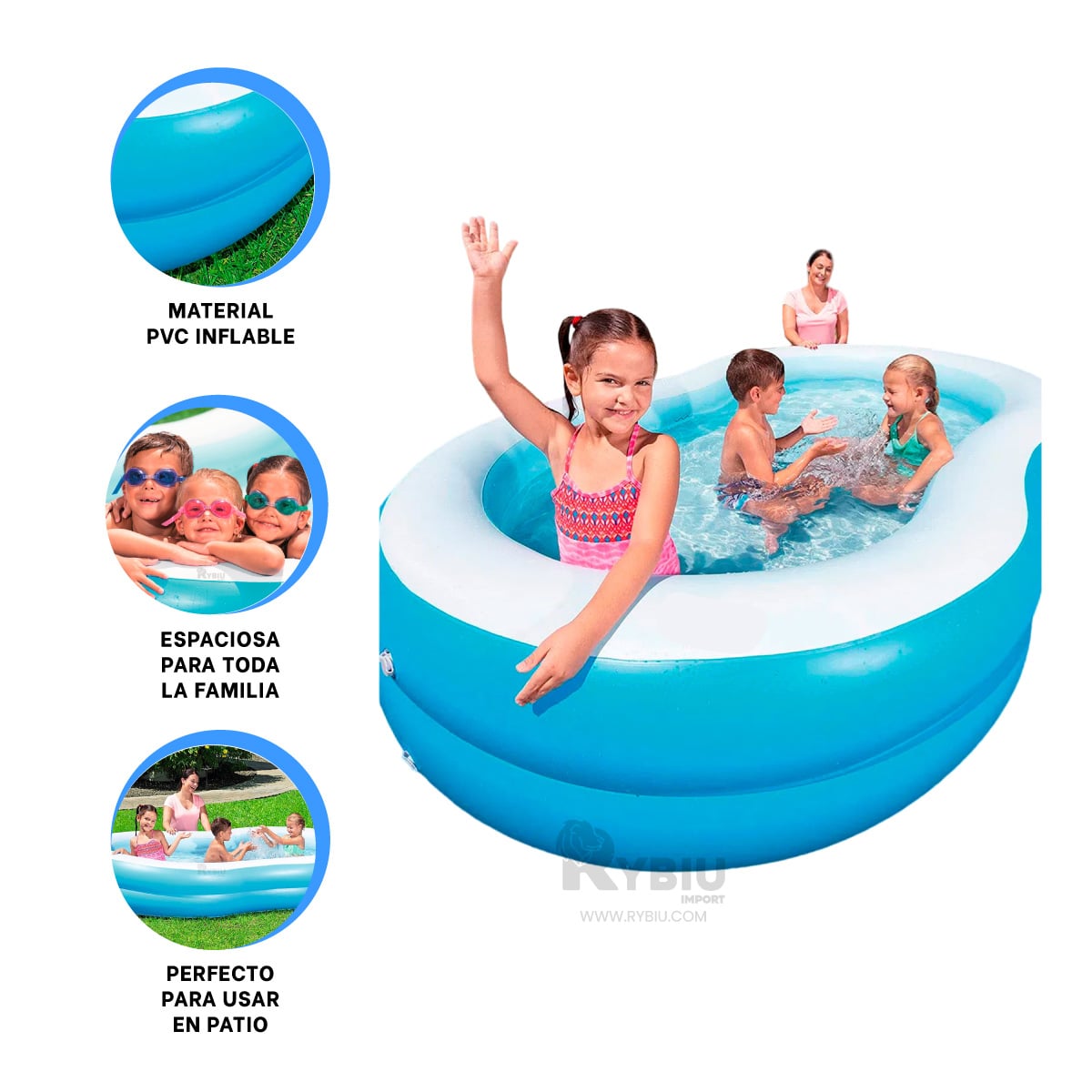 PISCINA DE FACIL USO Y ATRACTIVO FAMILIAR Y+REGALO AGENDITA - 5