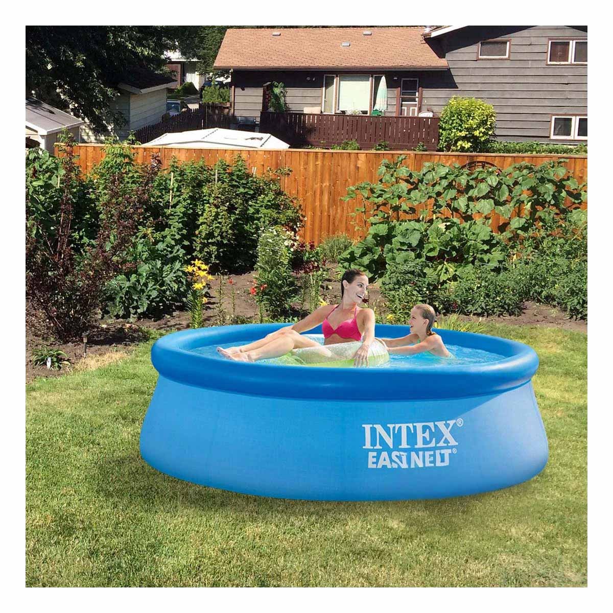 CONCEPTO INFLABLE CIRCULAR PARA HOGAR Y EXTERIOR CON BORDE COMODO Y+PAPEL REGALO - 2
