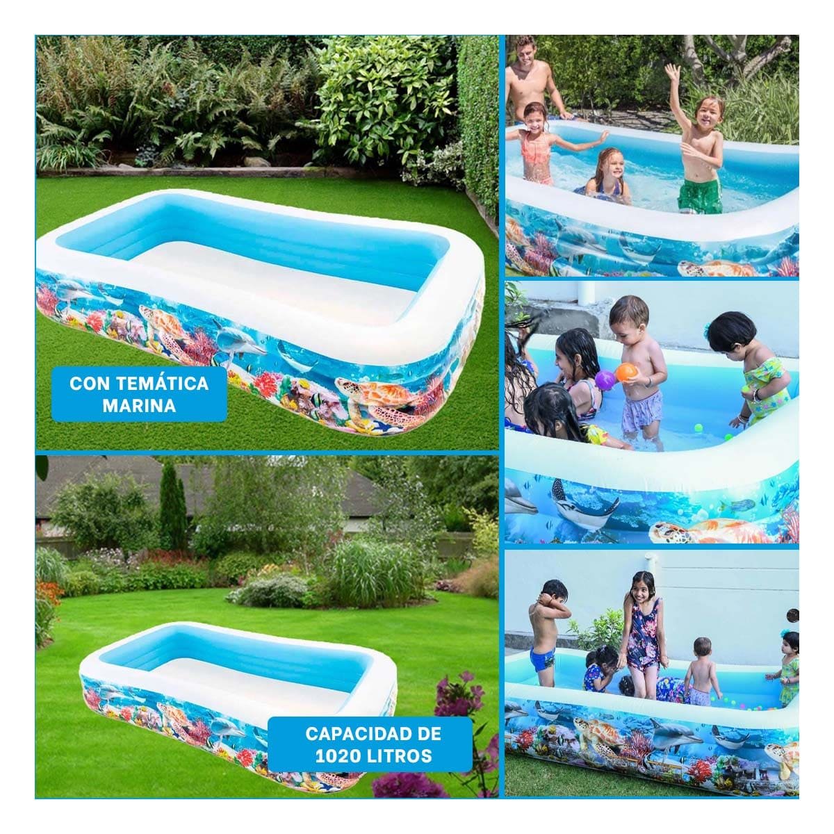 ESTANQUE TROPICAL PARA JARDIN CON AMBIENTE ACUATICO Y RECREACION EN CASA - 5