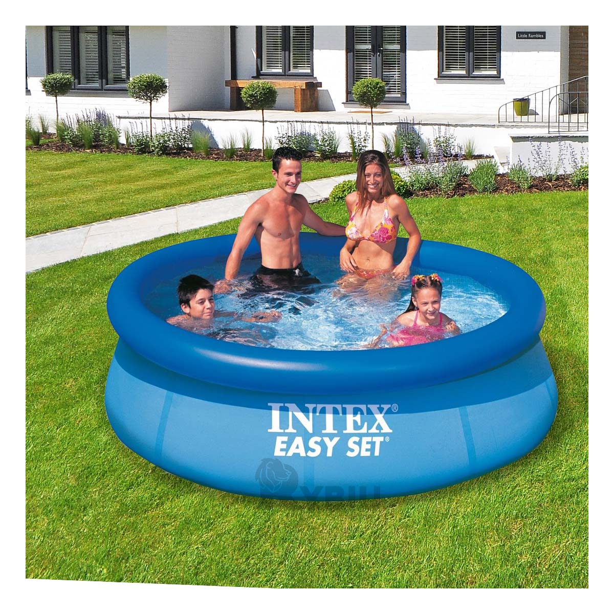 PISCINA GRANDE EN LARGA DE COLOR CELESTE Y+REGALO AGENDITA - 2