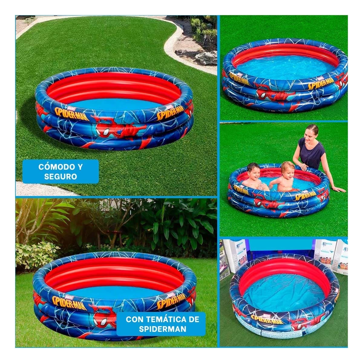 BALNEARIO PORTATIL PARA CASA Y PATIO CON USO FAMILIAR Y RECREATIVO - 5