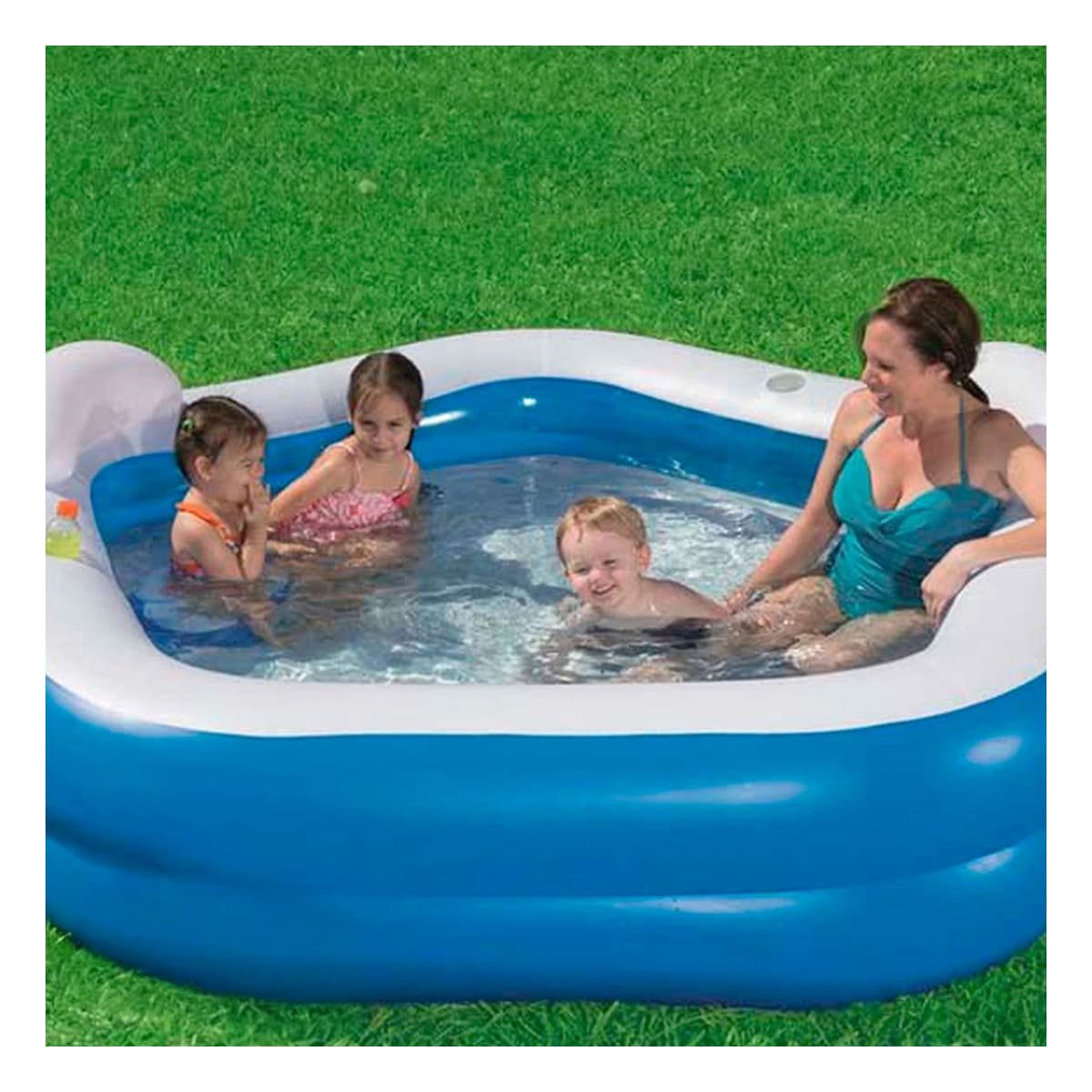 ALBERCA PARA HOGAR Y JARDIN CON DISENO FAMILIAR AMPLIO PARA TEMPORADA DE CALOR Y+REGALO STICKER - 2