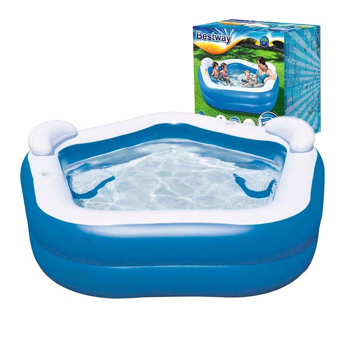ALBERCA PARA HOGAR Y JARDIN CON DISENO FAMILIAR AMPLIO PARA TEMPORADA DE CALOR Y+REGALO STICKER - 3