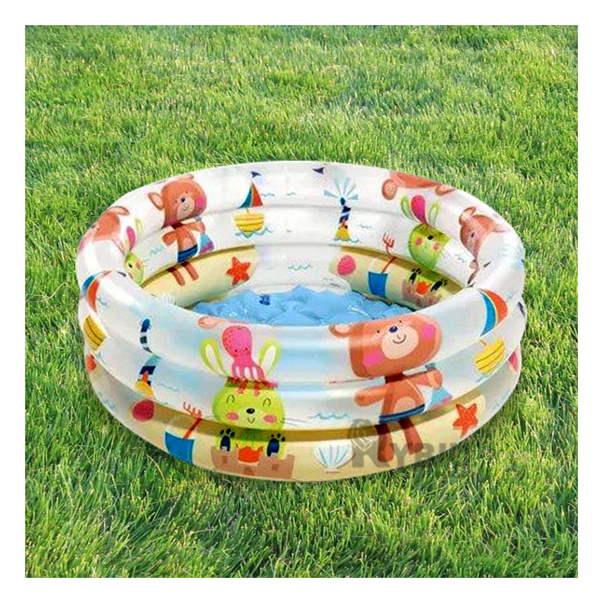 PISCINA GRANDE EN LARGA DE COLOR CELESTE Y+REGALO AGENDITA - 1