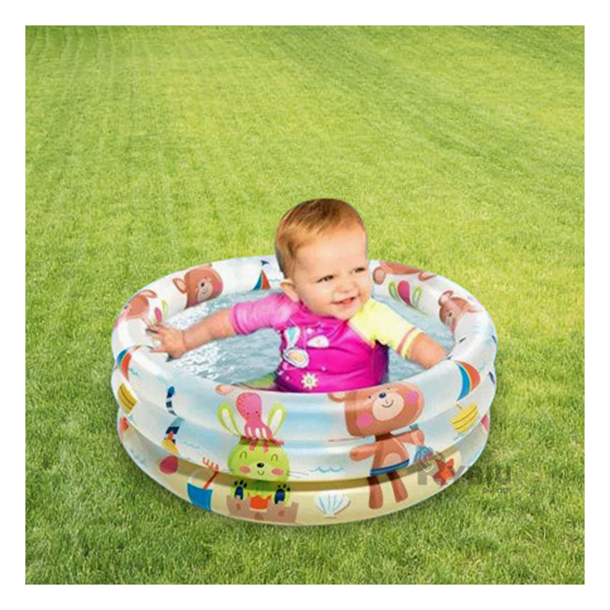 PISCINA GRANDE EN LARGA DE COLOR CELESTE Y+REGALO AGENDITA - 2