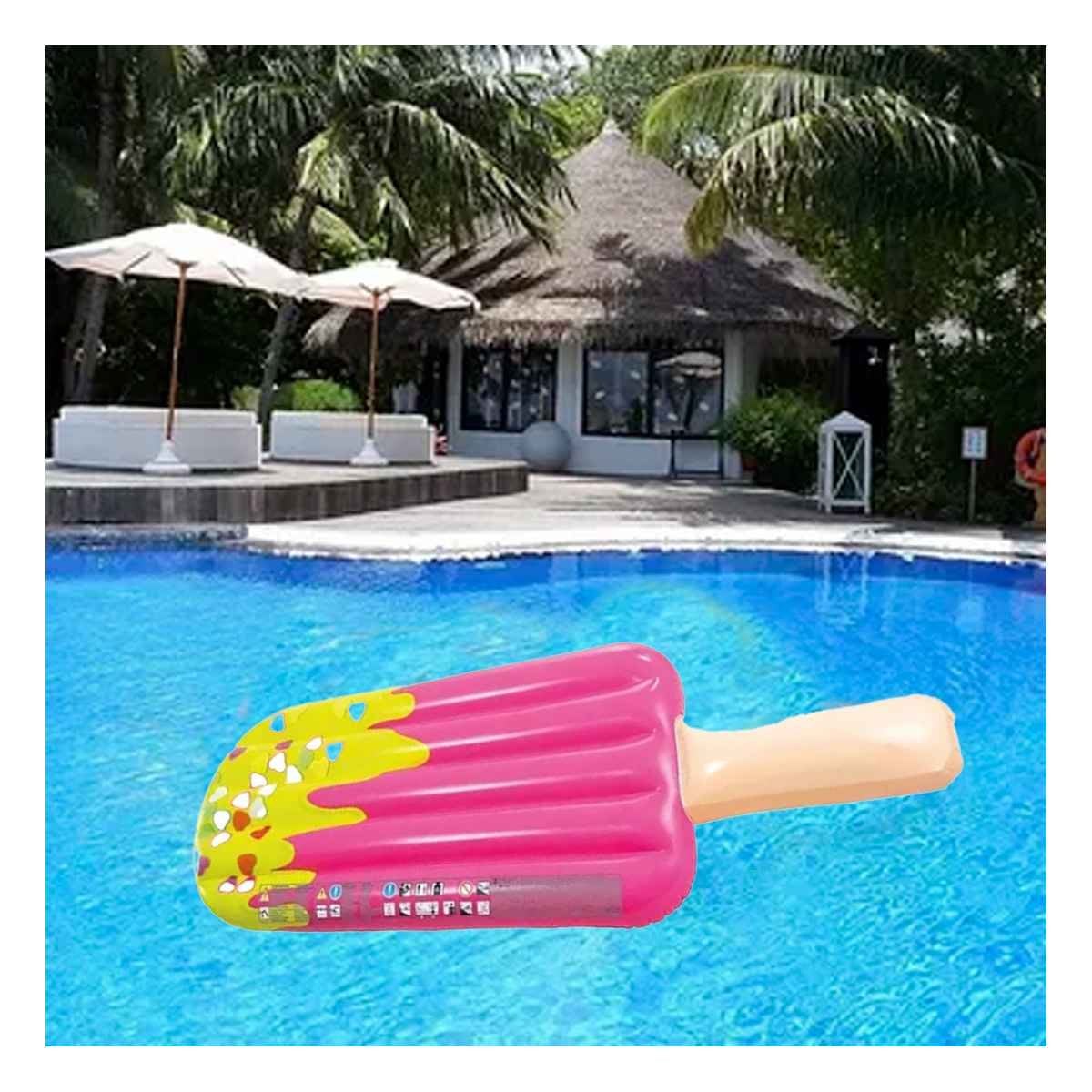 INFLABLE GRANDE DIVERTIDO PALETA PINK PARA PISCINA INFANTIL - 2