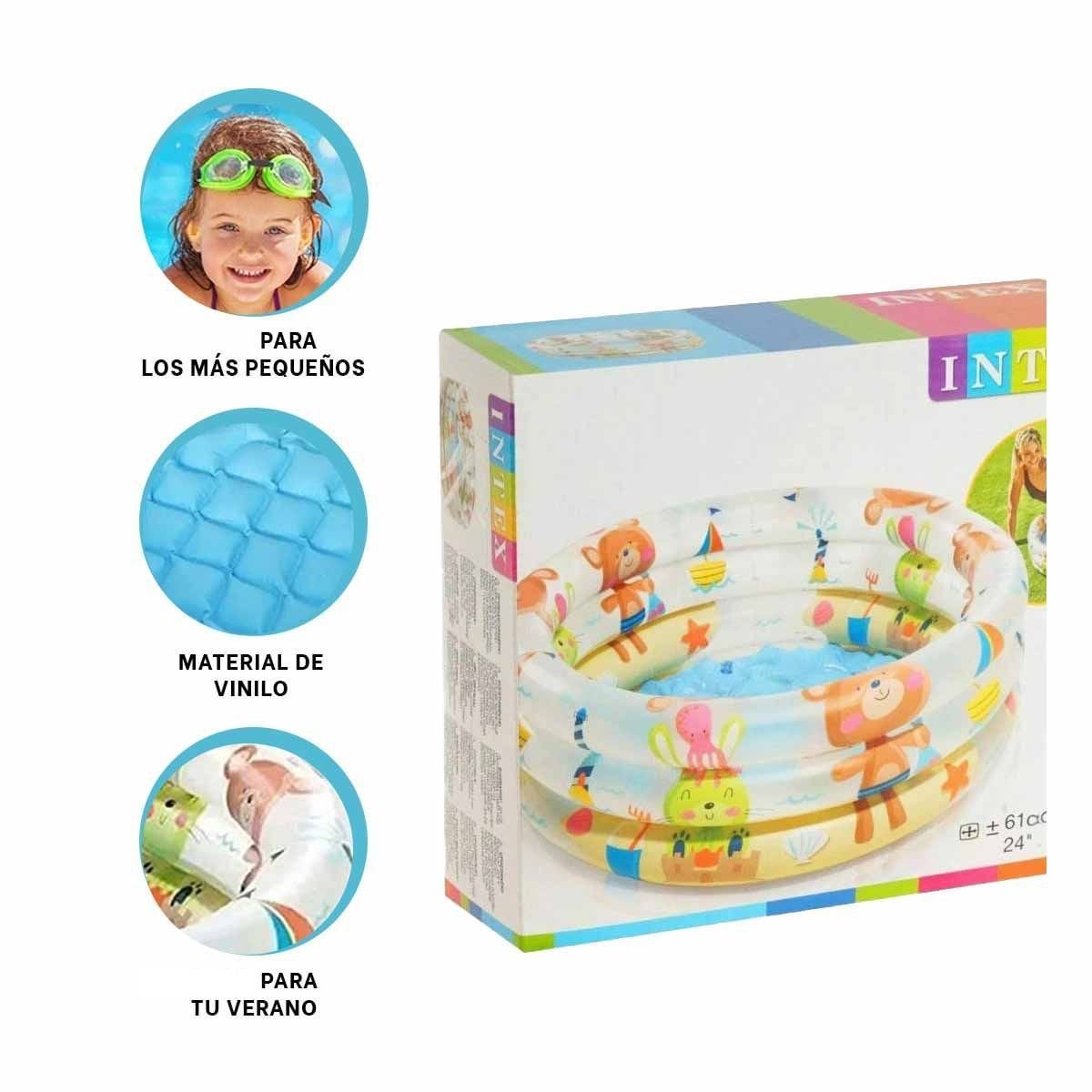 ZONA DE AGUA INFLABLE CON DISENO DE OSITOS PARA VERANO - 3