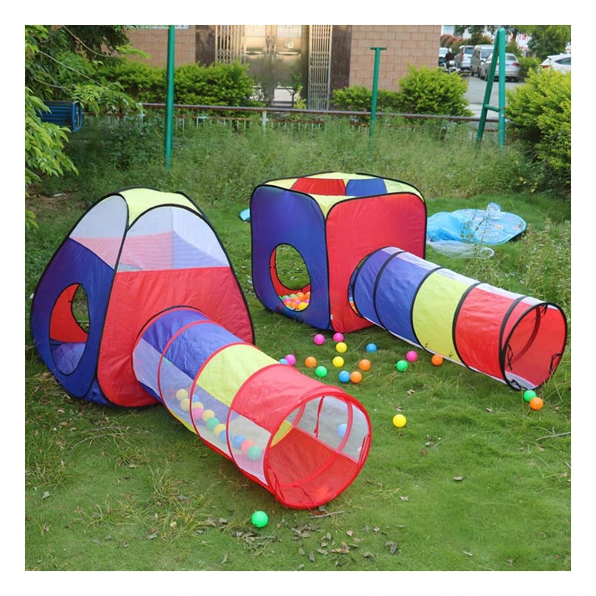 TIENDA COMPACTA DE NIÑO DE CAMPO 4 PIEZAS MG-H817 EB PARA CAMPING - 2