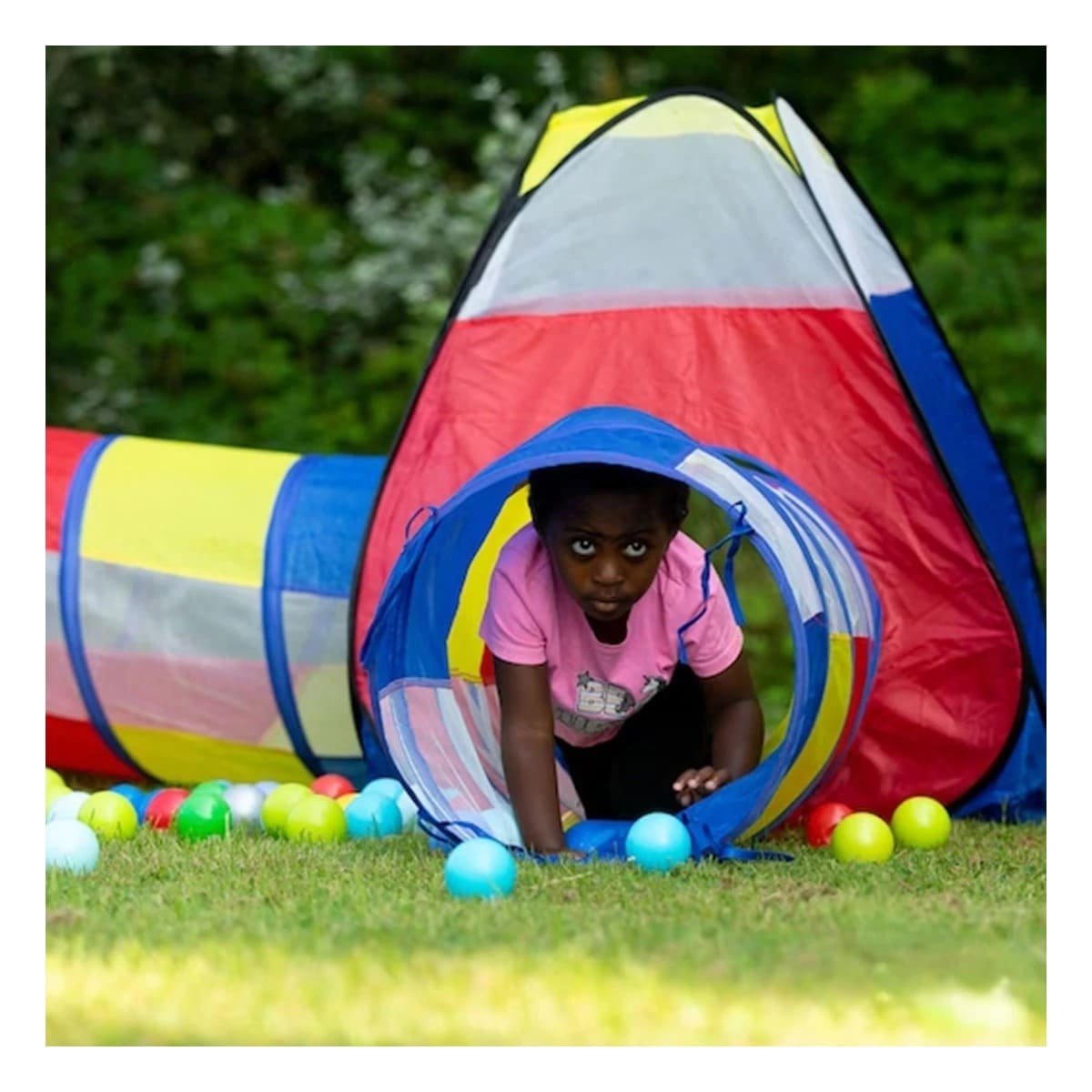 PABELLON COMPACTO DE NIÑO DE CAMPO 4 PIEZAS MG-H817 EB PARA ACTIVIDADES Y+REGALO STICKER - 2