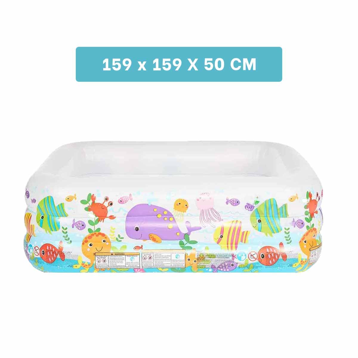 ZONA ACUATICA INFANTIL 159 X 159 X 50 CM PARA DIVERSION AL AIRE LIBRE - 4