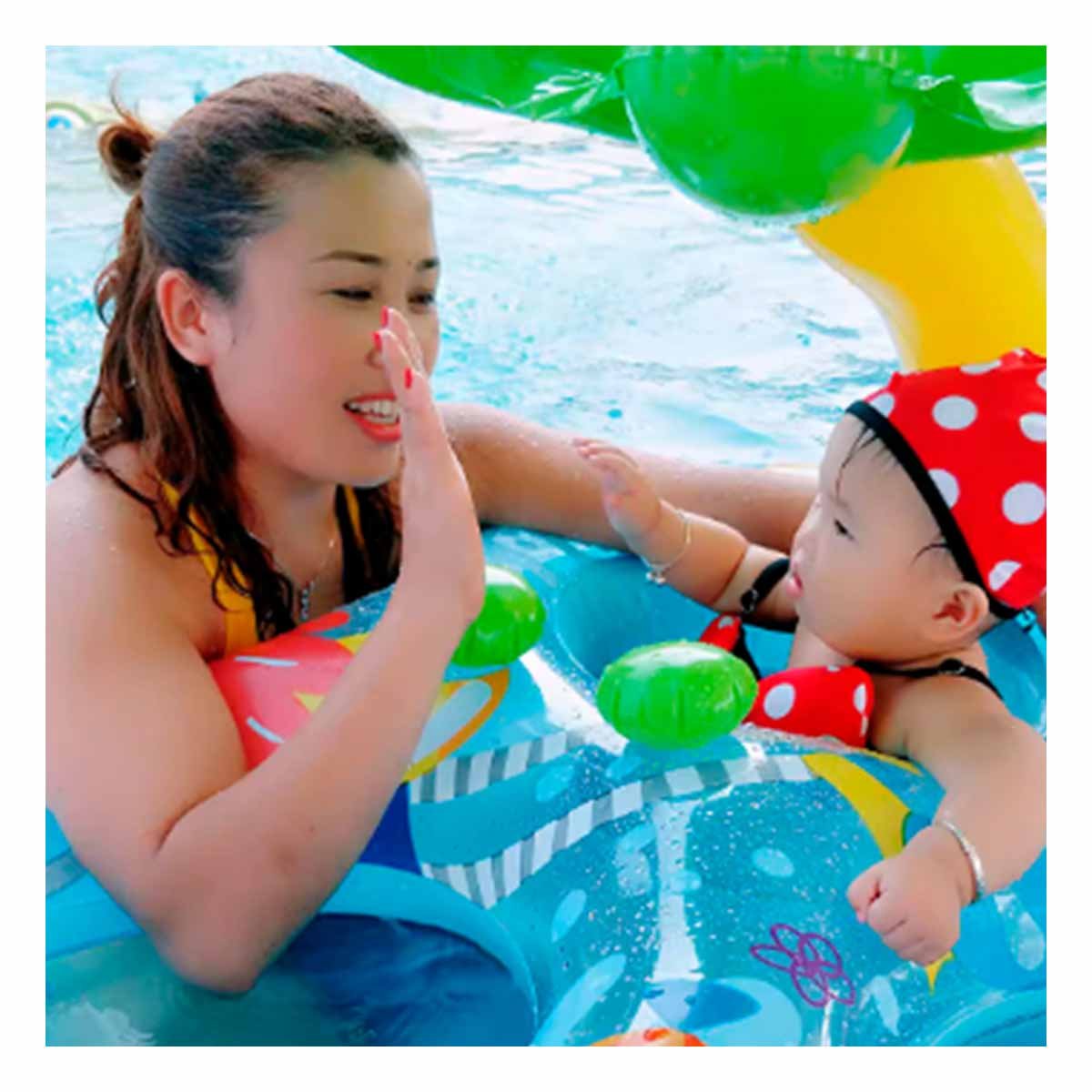 ARTICULO INFANTIL PARA BEBE 117X 75 CM PARA USO RECREATIVO EN PISCINA Y+PAPEL REGALO - 5