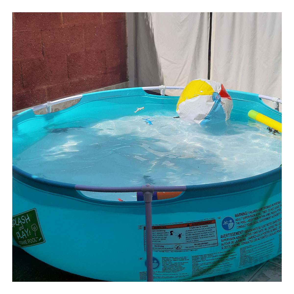 PISCINA PARA PRIMER CHAPOTEO CELESTE Y+REGALO AGENDITA - 4