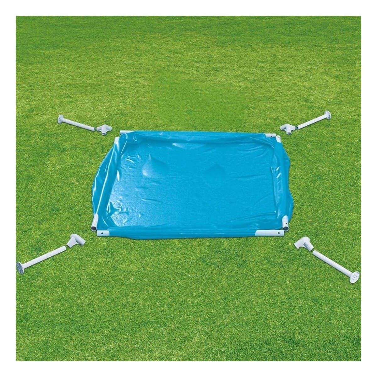 PILETA DESMONTABLE PARA NINOS 1,22 X 1,22 X 30 CM PARA PATIO DEL HOGAR Y+REGALO STICKER - 2