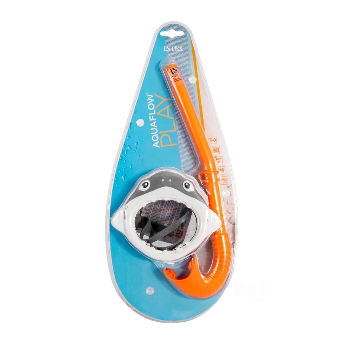 SET NATACIÓN RYBIU 55944 AVENTURAS SUBMARINAS TIBURON + REGALO STICKERS - 3