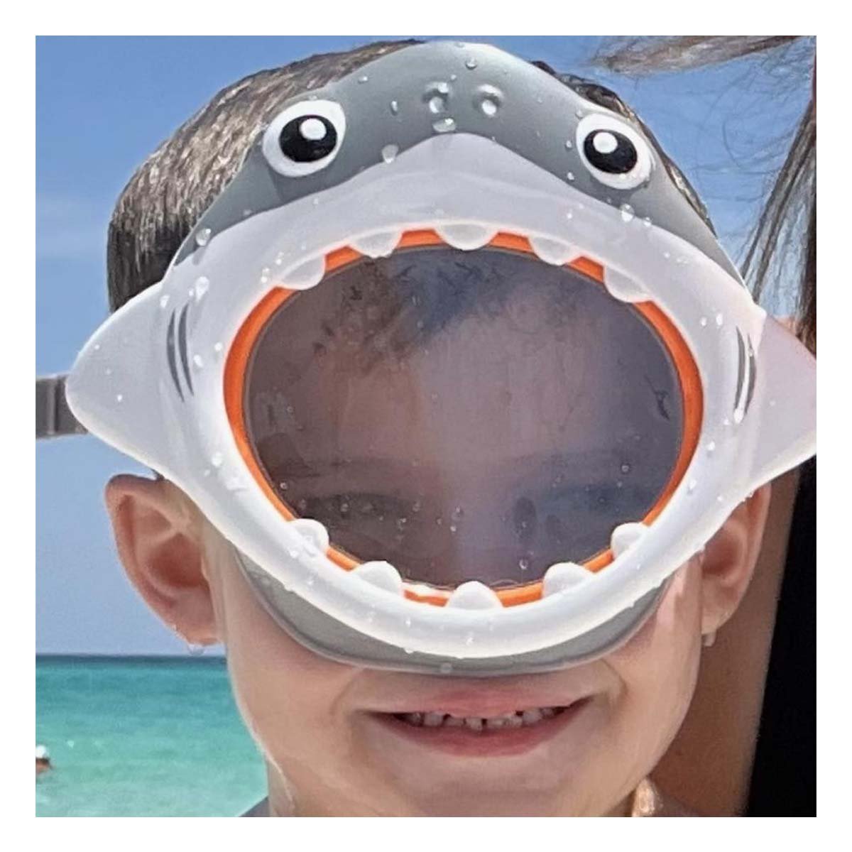SET NATACIÓN RYBIU 55944 AVENTURAS SUBMARINAS TIBURON + REGALO STICKERS - 5