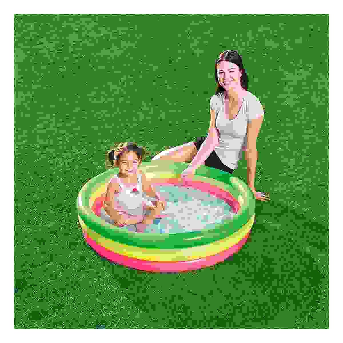 ZONA ACUATICA FAMILIAR ARCOIRIS 1.52 X 30 CM CON DISENO INFANTIL - 2