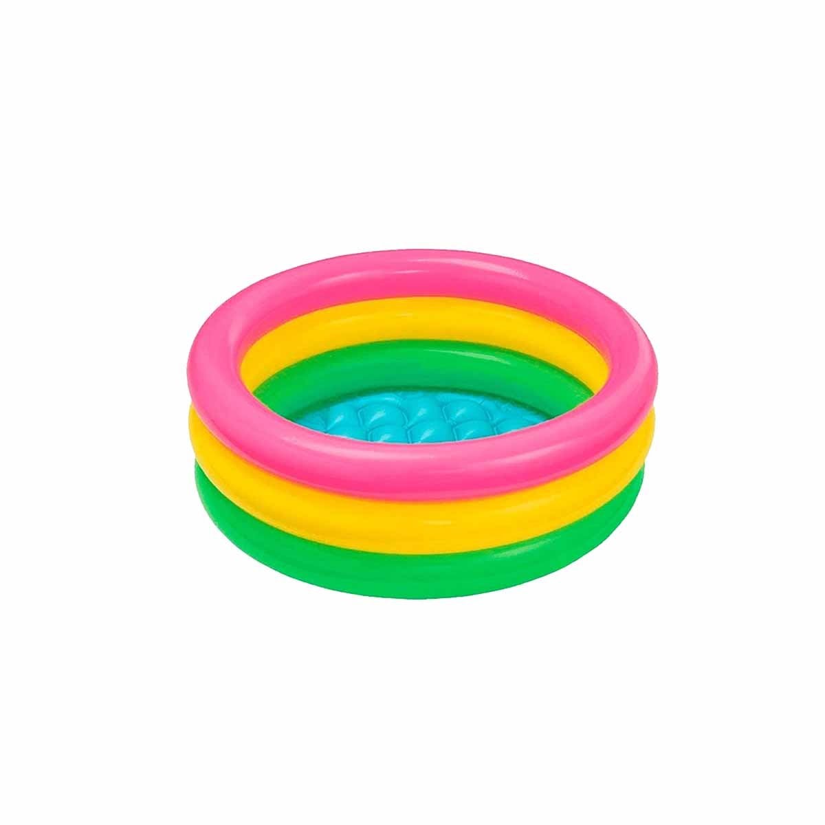 CENTRO DE AGUA CIRCULAR ARCOIRIS 61 X 22 CM PARA JUEGOS DE AGUA INFANTILES Y+PAPEL REGALO - 1