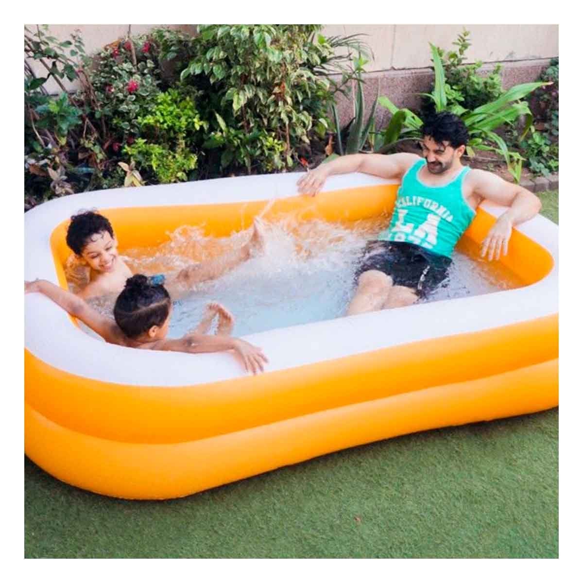 AREA INFLABLE PARA PATIO Y TERRAZA CON FORMATO FAMILIAR PARA USO DIARIO Y+PAPEL REGALO - 3