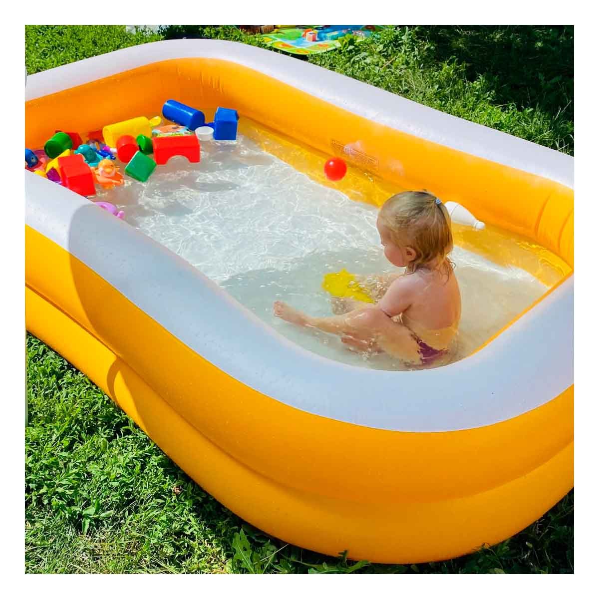 AREA INFLABLE PARA PATIO Y TERRAZA CON FORMATO FAMILIAR PARA USO DIARIO Y+PAPEL REGALO - 5