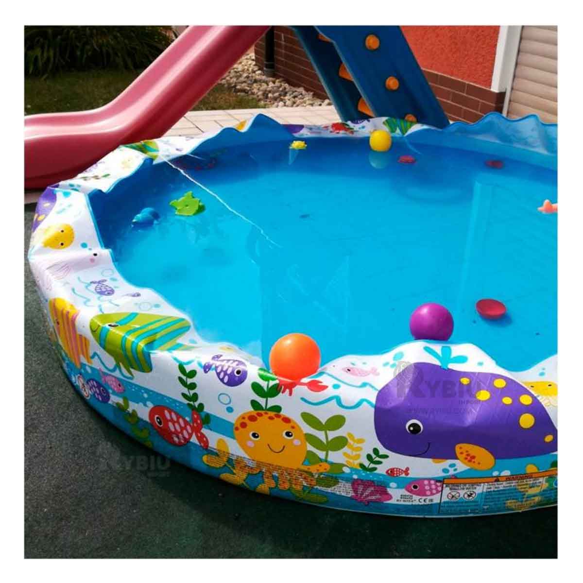 PISCINA ARMABLE DE PATIO EN MULTICOLOR Y+REGALO AGENDITA - 4