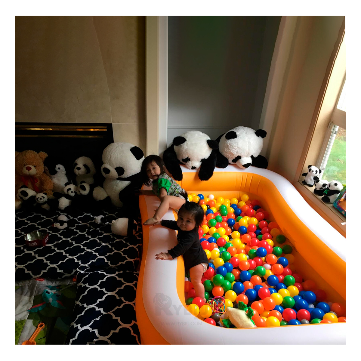 PISCINA RECTANGULAR EN TONO ANARANJADO Y+REGALO AGENDITA - 3