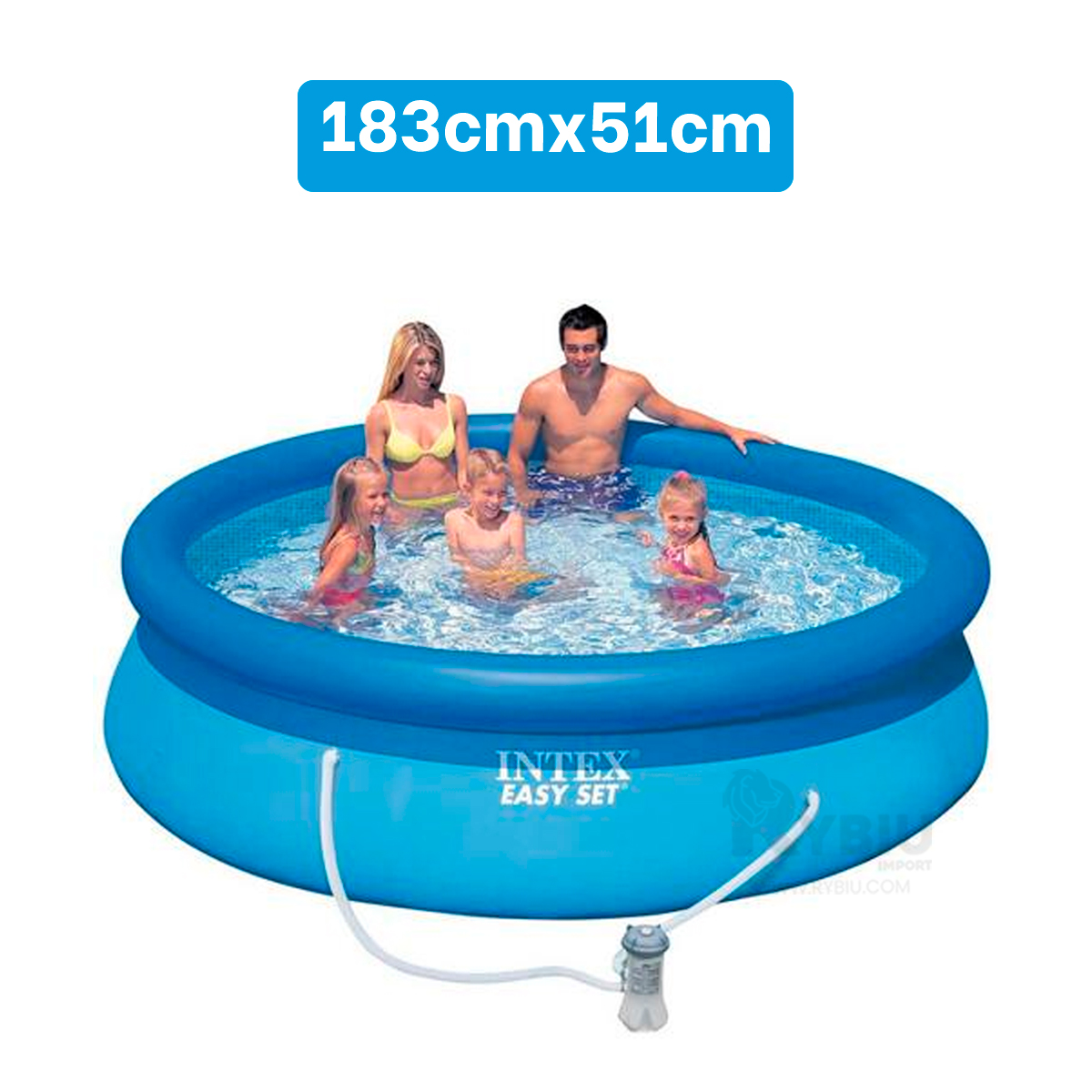 PISCINA GRANDE EN OLLA DE COLOR CELESTE Y+REGALO AGENDITA - 5