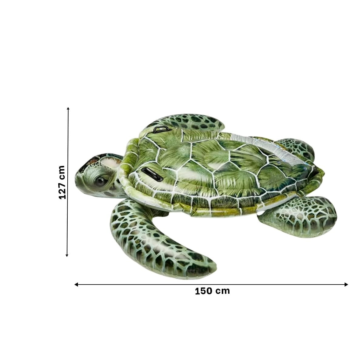 FLOTANTE TORTUGA 150 X 127 CM DIVERTIDO PARA PISCINA Y+PAPEL REGALO - 4