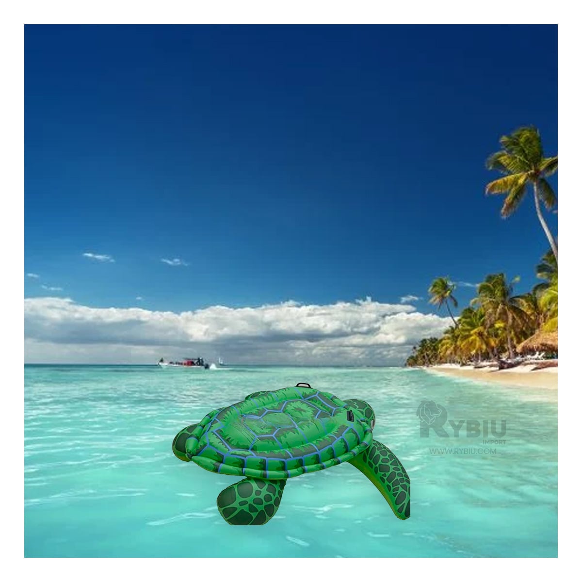 FLOTADOR DE GRAN DISEÑO DE TORTUGA VERDE Y+REGALO AGENDITA - 2
