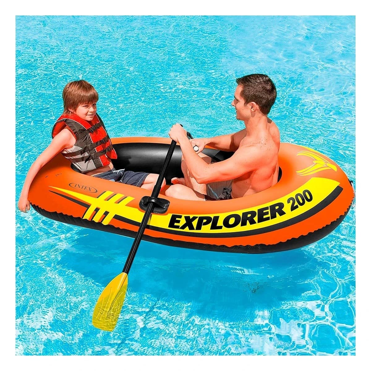 BOTE RYBIU 58331NP FLOTA DESMONTABLE DELGADA NARANJA - 1